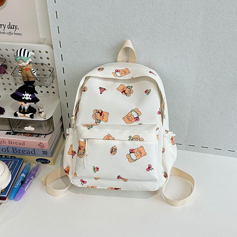 Schoolbagins Japanese Junior High School Cartoon Butter Bear Backpack Versatile Soft Girl Cute Student Schoolbag Small Backpack Female