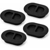 4 PCS Floor Pan Drain Plug, 68194821AA Rubber Floor Plug Replacement Compatible with Jeep Wrangler JK JL 2014-2025 and Gladiator JT 2020-2025, Black