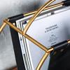 Organizzatore di Riviste in Ferro e Pelle Leggero Stile Nordico Borsa Minimalista da Soggiorno per Decorazione Casa e Ufficio