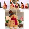 Adorable 2024 Christmas Gingerbread Man Doll Decorative Figure For Festive Holiday Decor