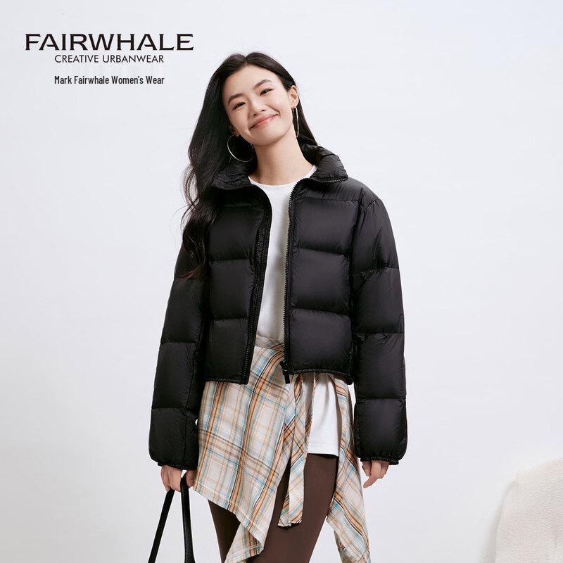 Mark Fairwhale Women's 2025 Windproof Stand-Collar Short Down Jacket