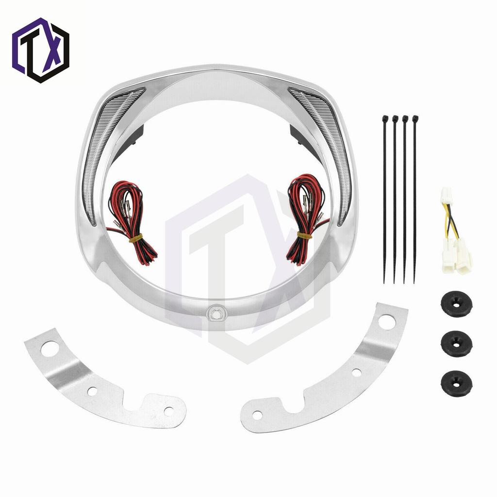 Flaggschiff Glide Road Dreirad 7" LED-Scheinwerfer Abdeckung