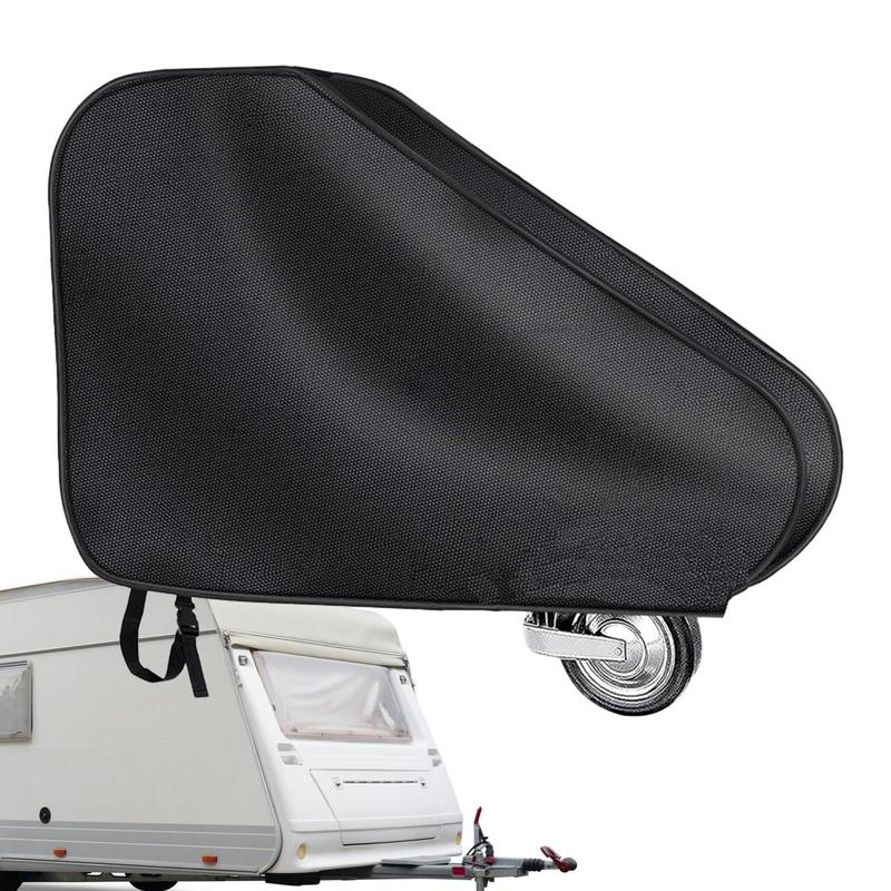 Trailer Hitch Covers Windproof Waterproof Oxford Cloth Rv Hitch Shade Tongue Jack Cover Trailer Towing Ball Coupling Lock Covers