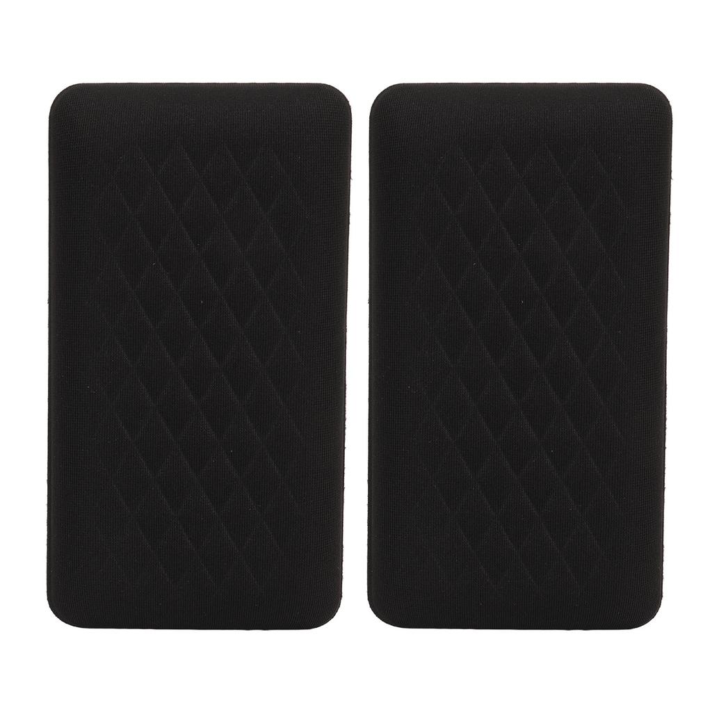 2pcs Car Leg Pads Sponge Soft Universal Automobile Center Console Knee Elbow Pad Cushion Black