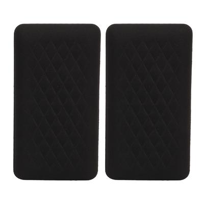2 Pezzi Tappetini per Gambe Auto Spugna Morbida Universale Pad Ginocchio Gomito Console Centrale Automobile Nero