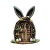 Fairies Door And Window,Elfs Door Fairies Tale Door Home Staircase Bedroom Decoration Garden Decoration Wooden Crafts