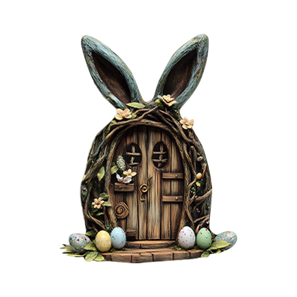 Fairies Door And Window,Elfs Door Fairies Tale Door Home Staircase Bedroom Decoration Garden Decoration Wooden Crafts