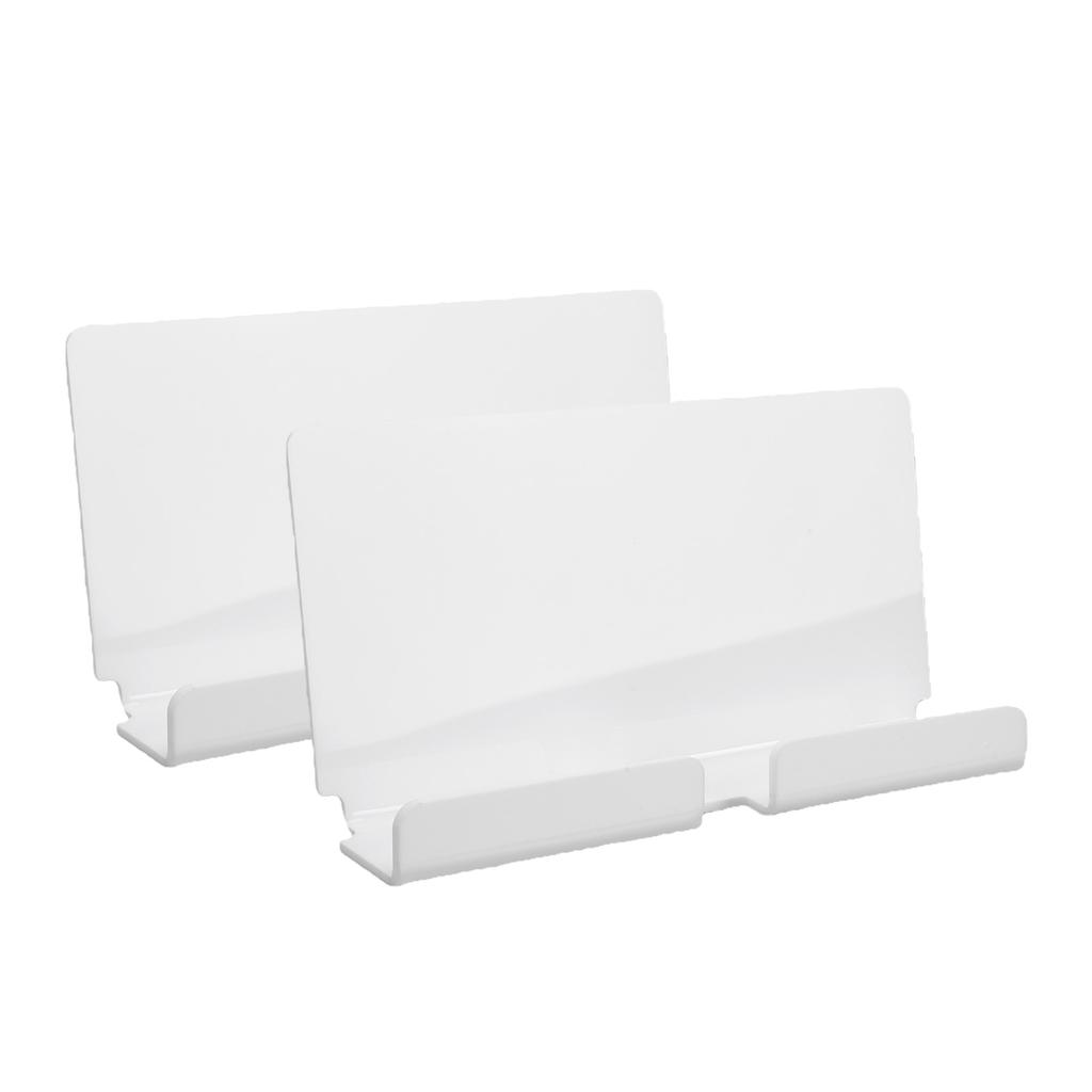 2pcs Tablet Wall Mount Holder Acrylic Tablet Wall Stand with Hole for Smartphone Electronic Reader
