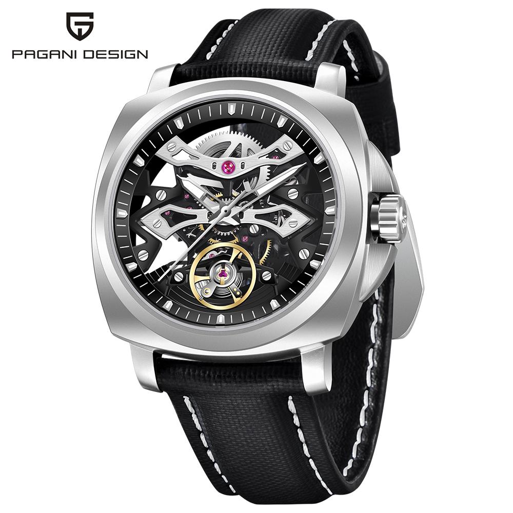 Neue PAGANI DESIGN 40MM Herren Mechanische Uhr Top Marke Saphirglas Automatik Uhr 100M Wasserdicht Leuchtende Uhr für Herren