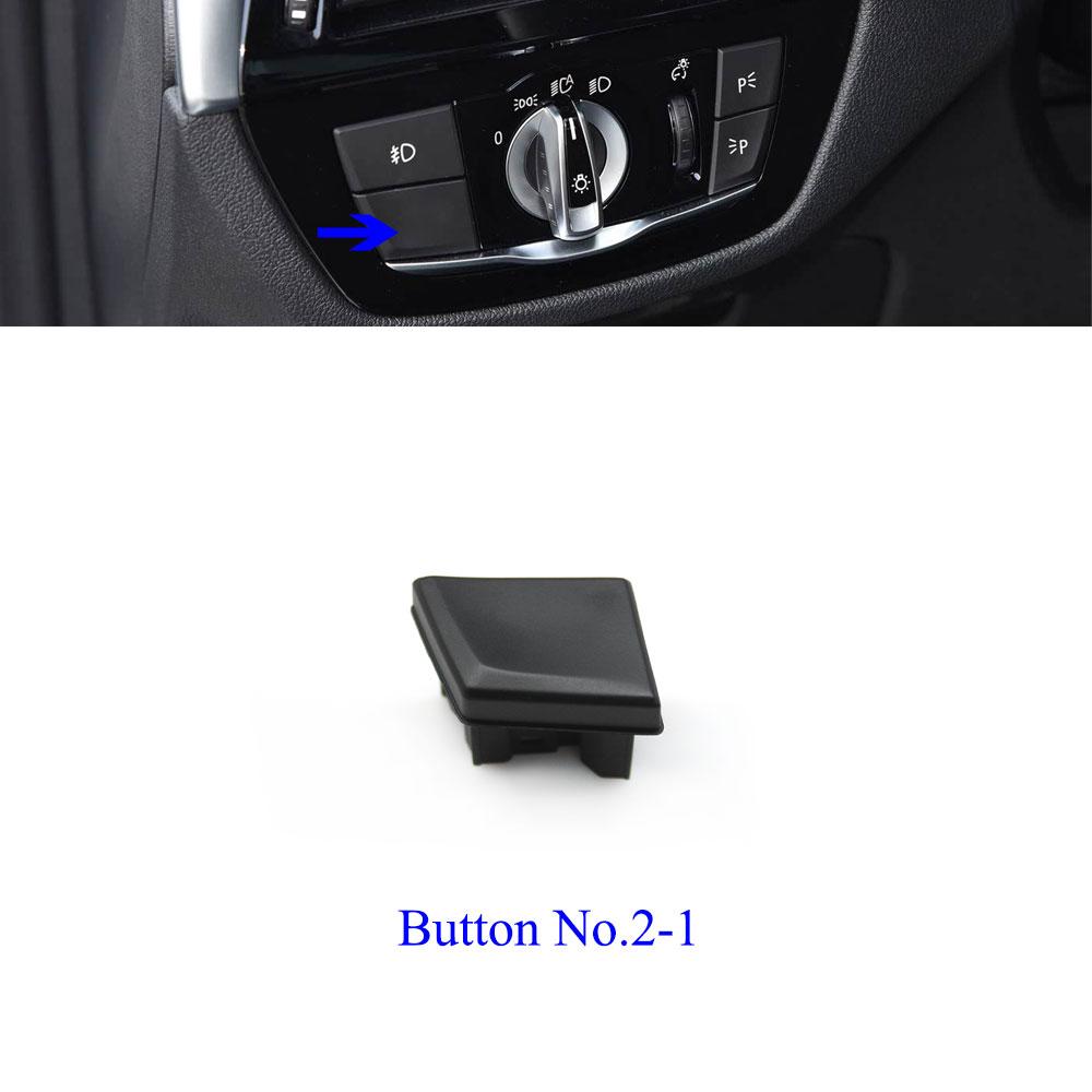 Interior Car Headlight Switch Rotary Knob Light Control Cover Panel Front Rear Foglight Button For BMW G30 G31 G38 F90 G32