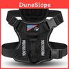 Tactical Dog Harness With Reflective Nylon Material Adjustable Nochoke Fit For Large Dogs
