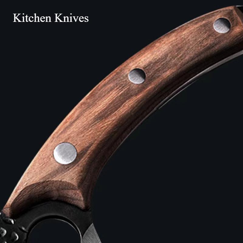 Hammer Forged 5Cr15MoV Stainless Steel Boning Knife Kitchen Knife Butcher Knife Kitchen Knife Fruit Peeler and Peeler Knife