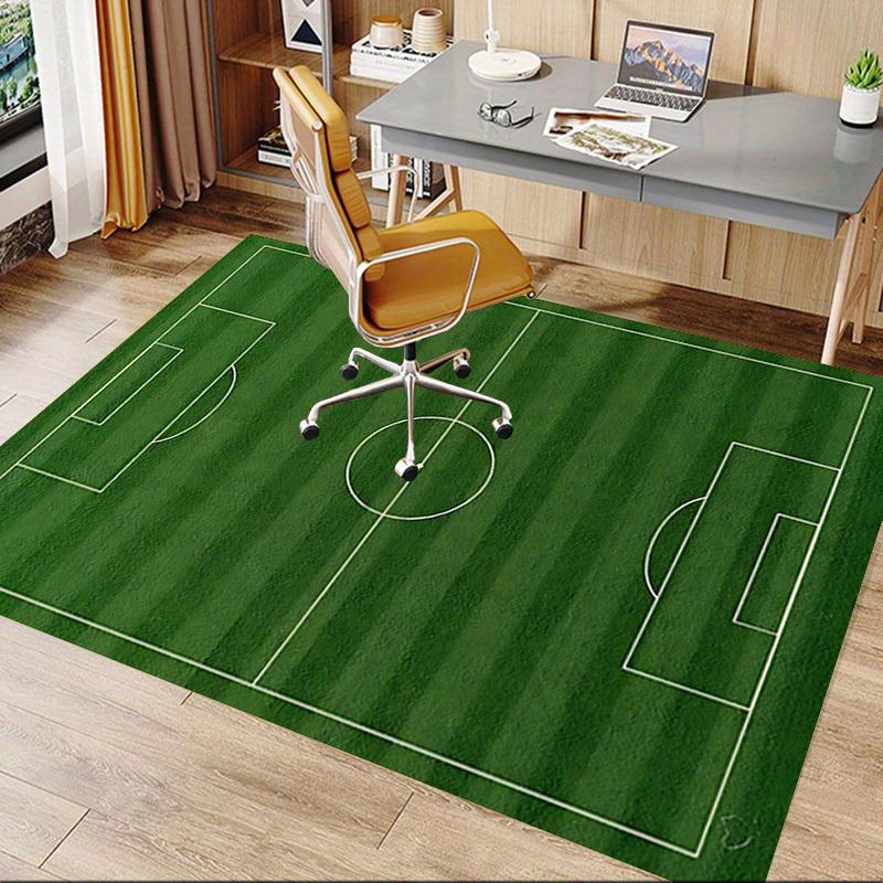 1PC soccer field Non-Slip Floor Carpet Compatible for Office&Living Room&Bedroom&Dining room - Flat - Weave Machine-S0369