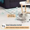 Interactive Smart Cat Ball Quiet Cat Toys for Indoor Cats Adult Automatic 360° Rotating Kitten Toys Intelligent Automatic Mobile Ball Pet Toy