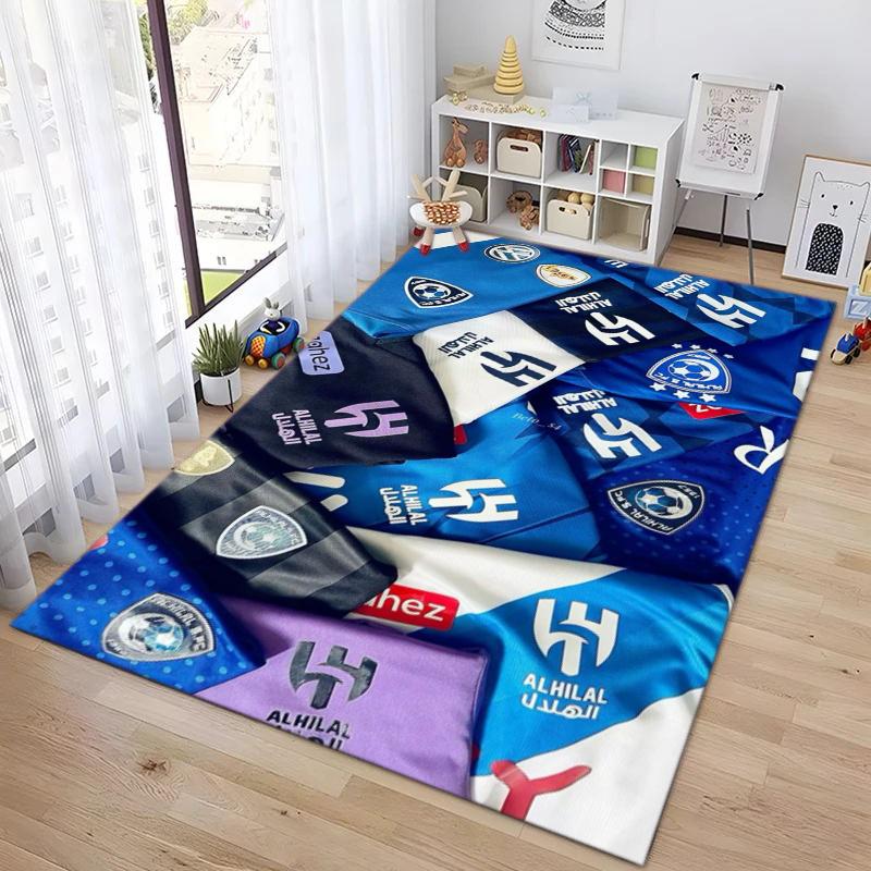 Roshn Saudi League football team Al Hilal SFC Neymar da Silva Santos Júnior carpet is suitable for living room and bedroom office decorative carpet K1