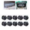 10 Pack Waterproof Ventilation Screws for For outdoor Lighting Fixtures IP68 Rated Breathing Valves M Sizes Black
