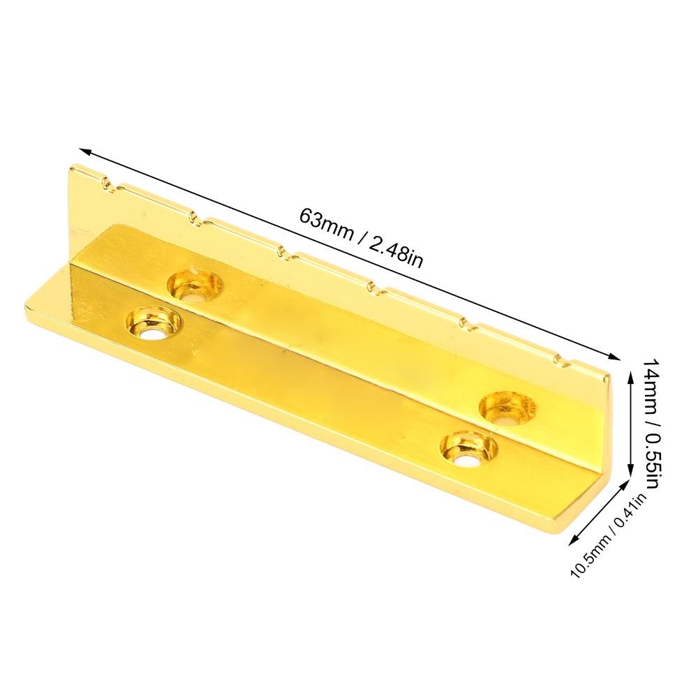 Gold Color Metal Guitar Nut Metal Guitar Replacement Parts For Acoustic Guitar