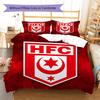 Pościel z wzorem Hallescher FC, Zestaw kołdry Poszewka na kołdrę Poszewka na poduszkę Domowy Prezent Urodzinowy (1 * poszwa na kołdrę + 2 * poszewki na poduszki, bez rdzenia)