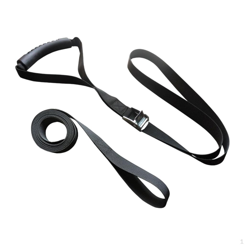 2x Kayak Stand Up Assist Strap Purpose Canoe Towing Strap, Wear Resistance Nylon Webbing