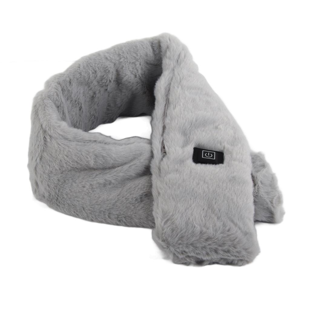 Electric Heated Scarf USB Powered Winter Warm Scarf 3 Gear Adjustable Comfortable Neck Scarf