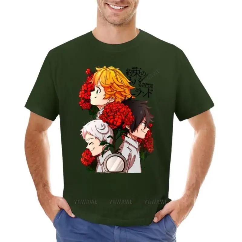Man T-shirt O-neck Top Teeshirt The Promised Neverland - Hope T-Shirt Funny T Shirts Sweat Shirt Clothes for Men