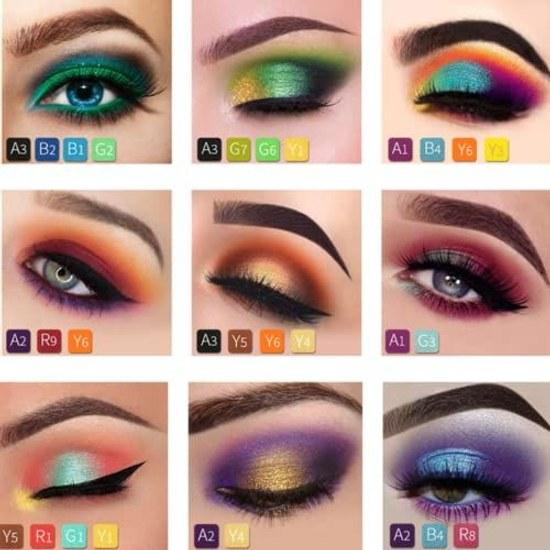 108-color Professional Eyeshadow Palette Matte Shimmer Color Eyeshadows Highly Pigmented Waterproof Long-lasting Nude Eye Makeup Set