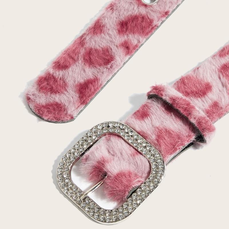 Pružný pásek s leopardím vzorem Nastavitelný pas Pro každodenní nošení Pohodlná a odolná látka