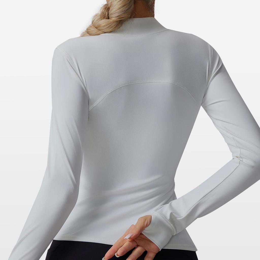 Lulu Women's Quick-Dry Yoga Jacket: Long Sleeve Cardigan for Running, Cycling, and Fitness - Perfect for Autumn and Winter