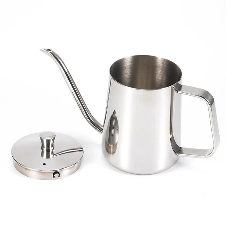 Hot Pour Over Kettle Coffee Maker Stainless Steel Gooseneck Drip Tea Pot Jug