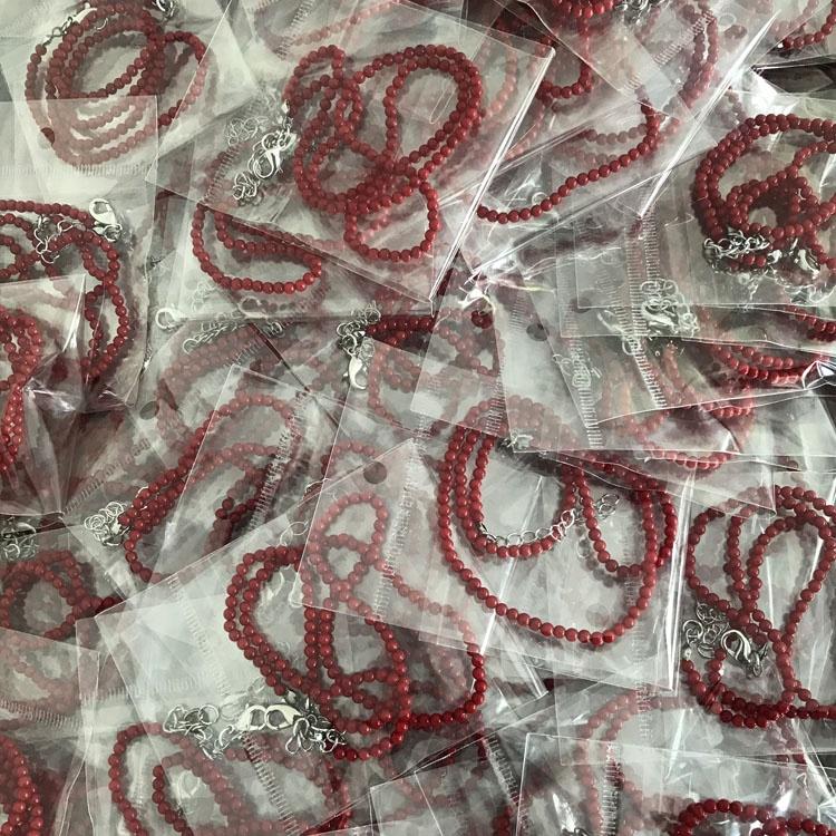 AAA Quality Tinny Beaded Red Coral Chocker Necklace Natural Semi Precious Gemstone Jewelry Collar Necklace