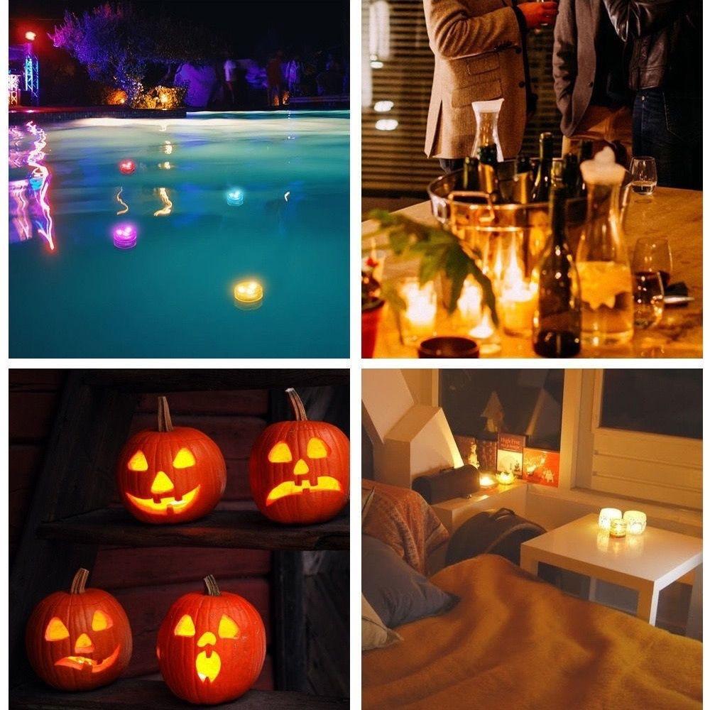 RGB Seven-Color Wireless LED Diving Lights: High-Brightness, Waterproof, Remote-Controlled for Fish Tanks & Pools