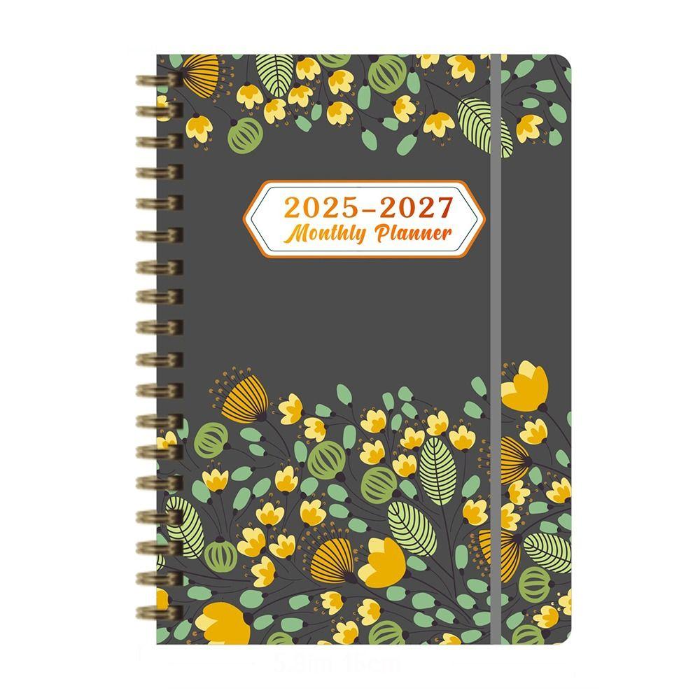 12 Months 2025 Schedule Planner Notepad To Do List Diary Writing Pads  Office Supplies