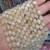 6x8mm Faceted Oval Natural Stone and Crystal Beads for DIY Jewelry