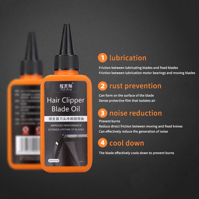 Olio per Lama Tosaerba Capelli 100ml Oliatore Manutenzione Rasoio Elettrico Previene la Ruggine Cucito Salone di Bellezza Olio per Tosaerba