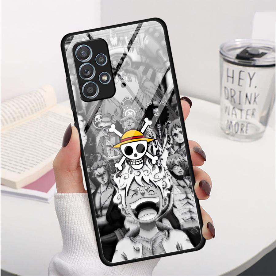 Case for Samsung Galaxy A21 A06 A13 A20 A51 A52 A14 A30 A16 A02 A73 A34 A15 A50 A12 A10 A56 A35 A25 A36 A71 Cover Anime PieceS