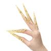 Antique Style Ancient Nail Rings Set Belly Dance Accessories Finger Tip Protection Knuckle Rings