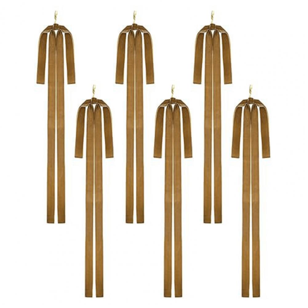 

Тонкая работа Праздничные элементы Праздничные банты Бархатные рождественские банты Набор для праздничного декора 6 шт. Дополнительные для венков для дома