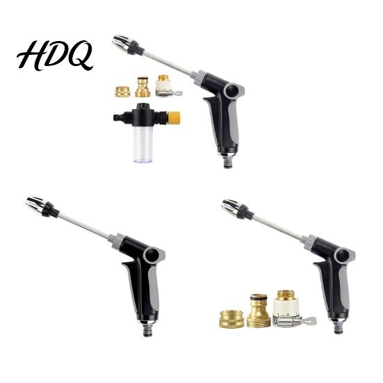 Pet Bath Hose Nozzle Garden with 360-degree Adjustable Spray High Pressure Water Cleaning Jet Universal 3/4" Thread for Car Wash & Garden