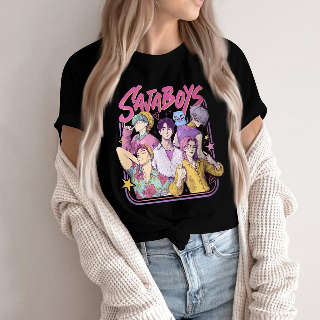 Women's Round Neck Short Sleeve T-shirt Casual Loose Top