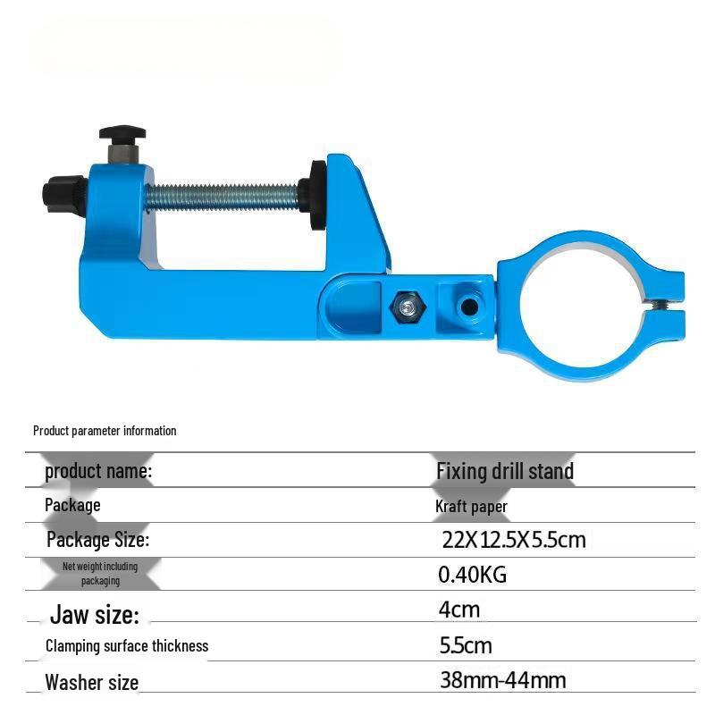Universal Handheld Electric Drill Rotating Stand: Multi-functional Desktop Clamp Holder