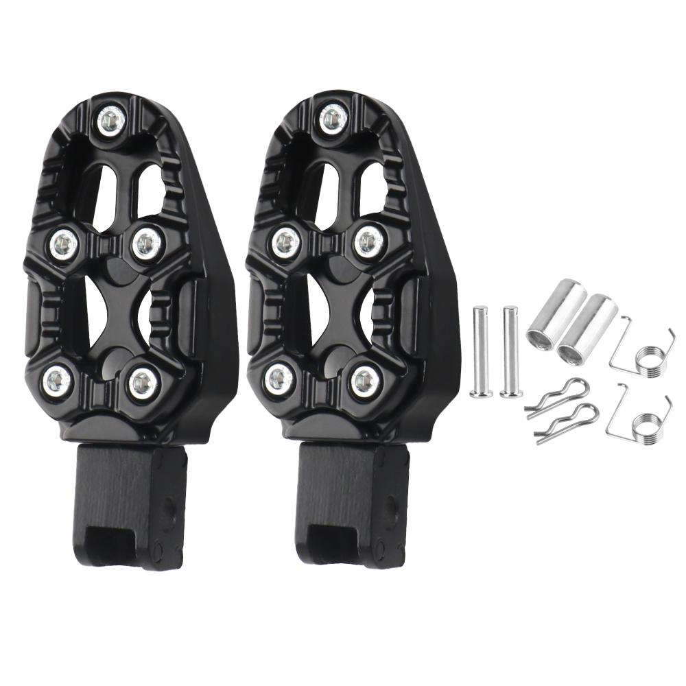 Dirt Bike Foot Pegs Footpegs Pedals For Pit Dirt Bike Electric Bikes Aluminium Alloy Motorcycle Pedals Universal CNC