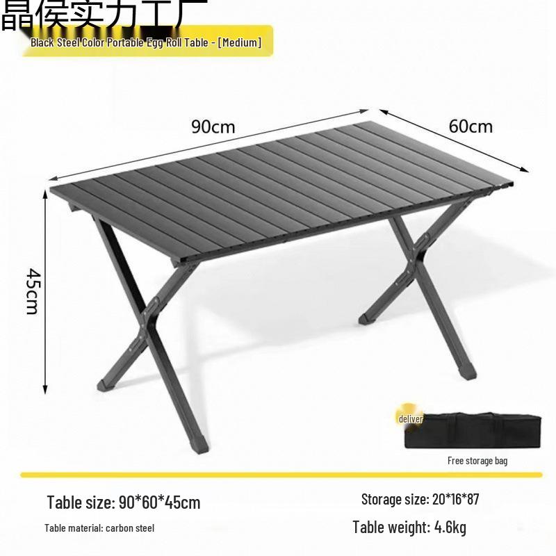 Tragbares Outdoor-Klapp-Campingtisch- und Stuhlset