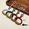 Hand-Woven Thickened Phone Lanyard with Ring Buckle & USB Drive Pendant