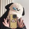 Runny Nose Cartoon Sun Hat Korean Style Peaked Cap Fashion Dog Baseball Cap  Outdoor