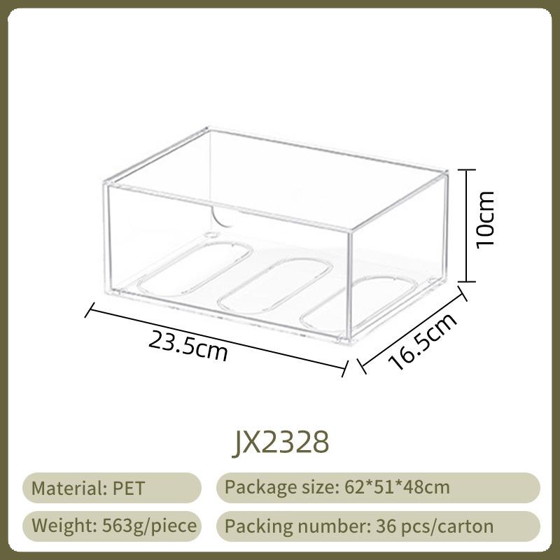 Desk Storage Box Mini Drawers Sticker/Jewelry Accessories Storage Box Transparent Cosmetic Storage Box Glasses Storage Box