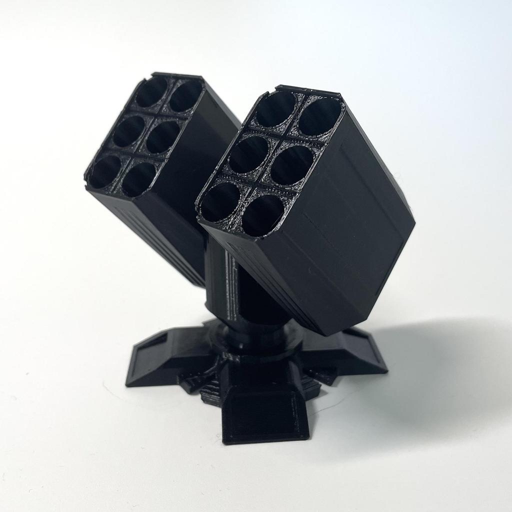 3D Printed Anti-Aircraft Gun Pen Holder - Unique Military Enthusiast Gift