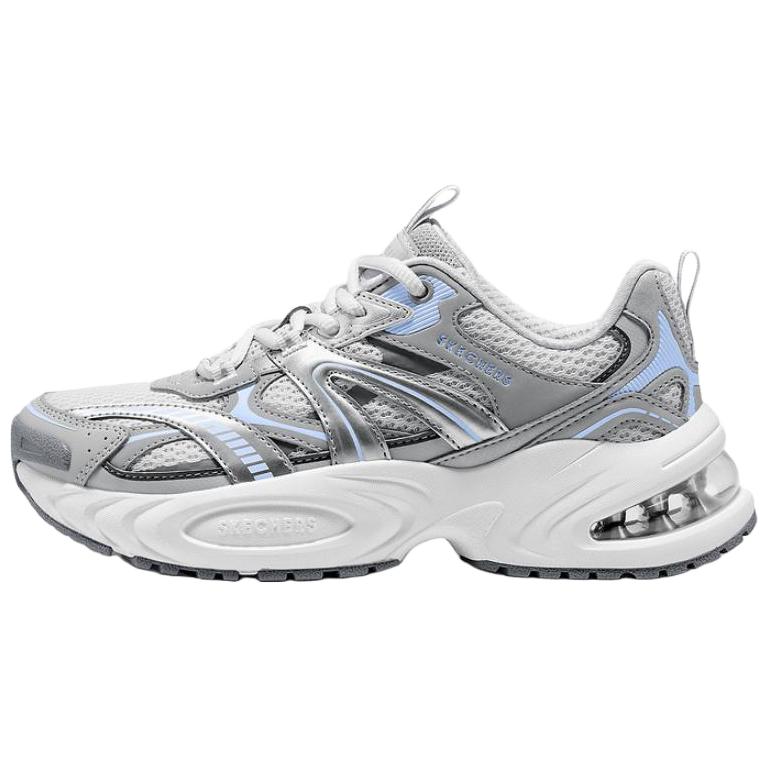 Skechers Uno Ryze Moon Shoes 2nd Generation Air Cushion Panda Shoes Fashion Comfortable Thick Sole Sports Low Top Dad Shoes Women sneaker 177606-LTGY 39