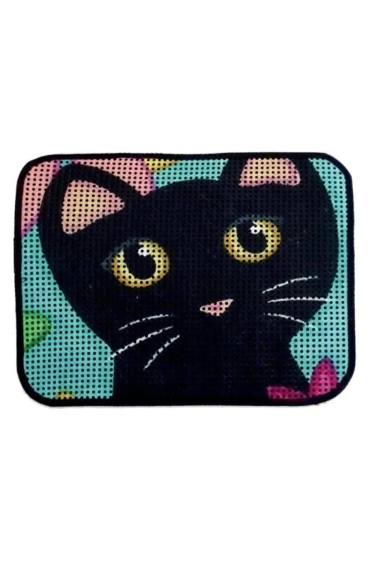 

Коврик для туалета для кошек EPeddler Pet с красочным рисунком и экраном, 60 x 45 см