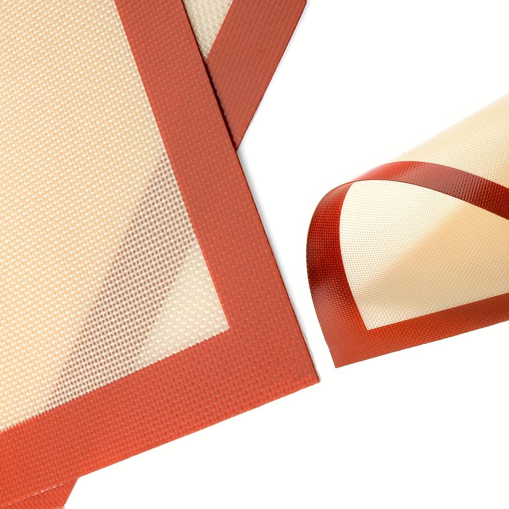 2 Stück, Silikon Backmatten, Wiederverwendbare Backmatten, Hitzebeständige Antihaft-Ofenauskleidungsfolie, Kuchenformmatte, Küchenzubehör, Haushaltsküchenartikel