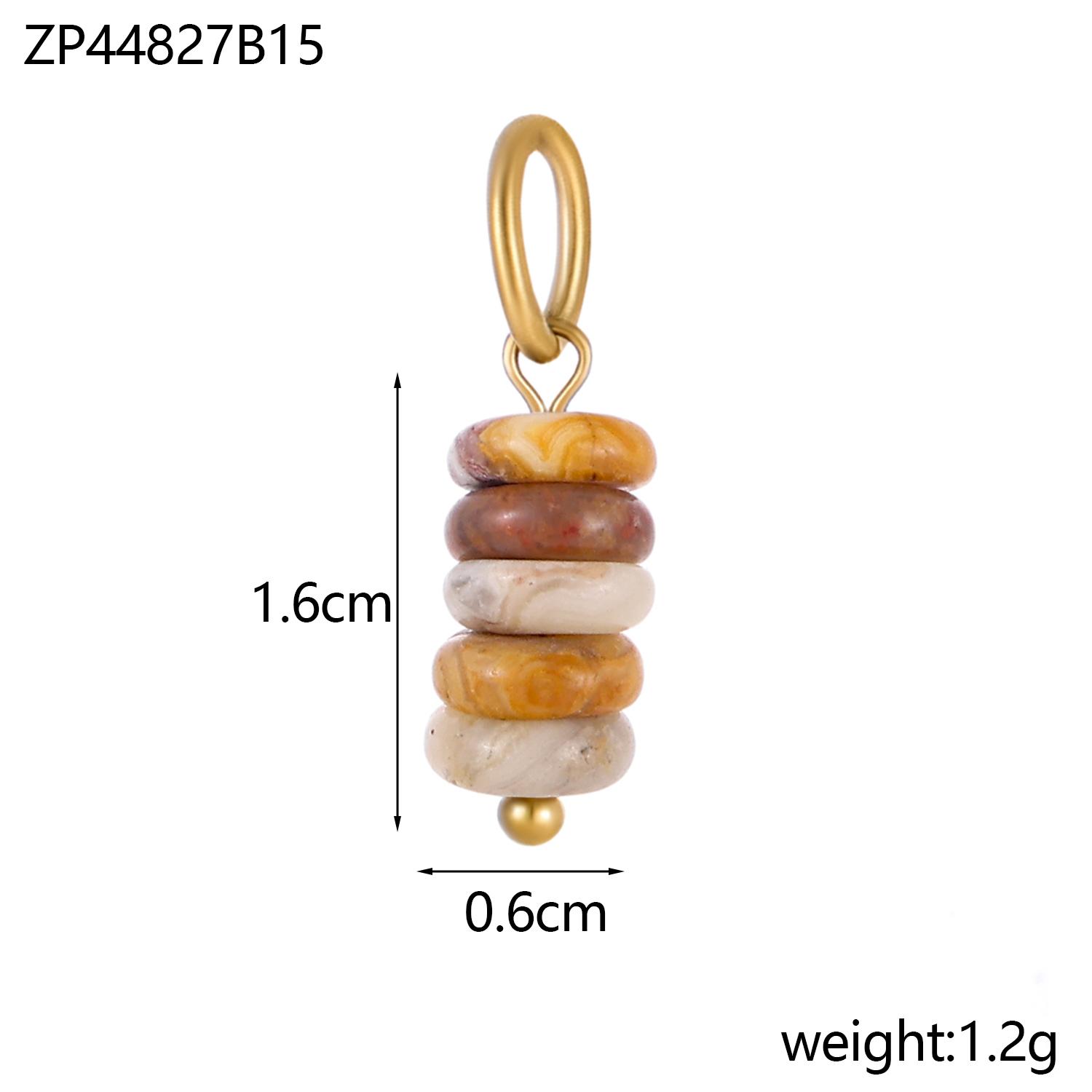 

CARLIDANA High Quality Colorful Natural Stone Smooth Pendant Gold Plated Crystal Charm Pendant for DIY Necklace Jewelry